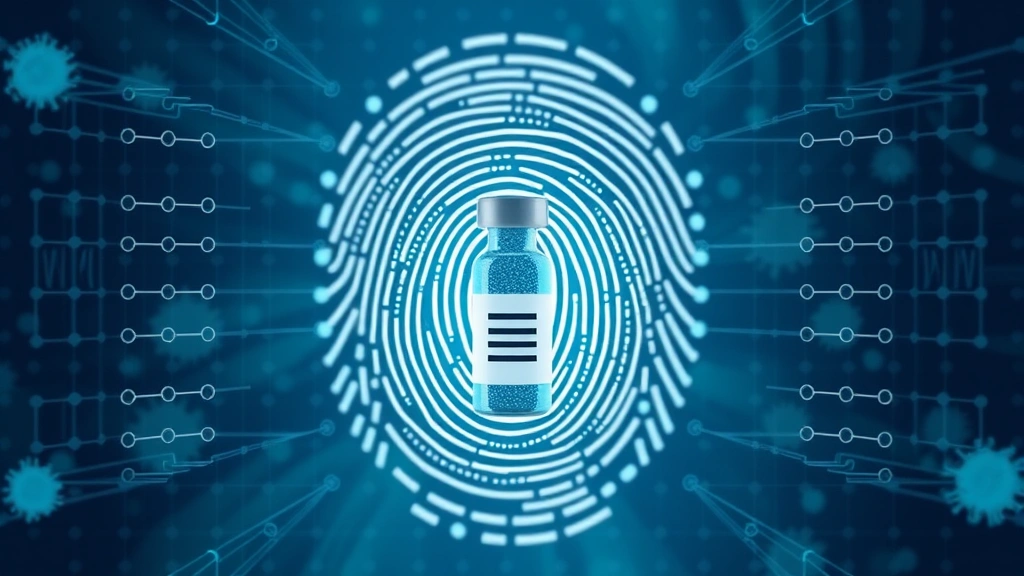 Conceptual illustration of AI analyzing antibody patterns to predict vaccine response