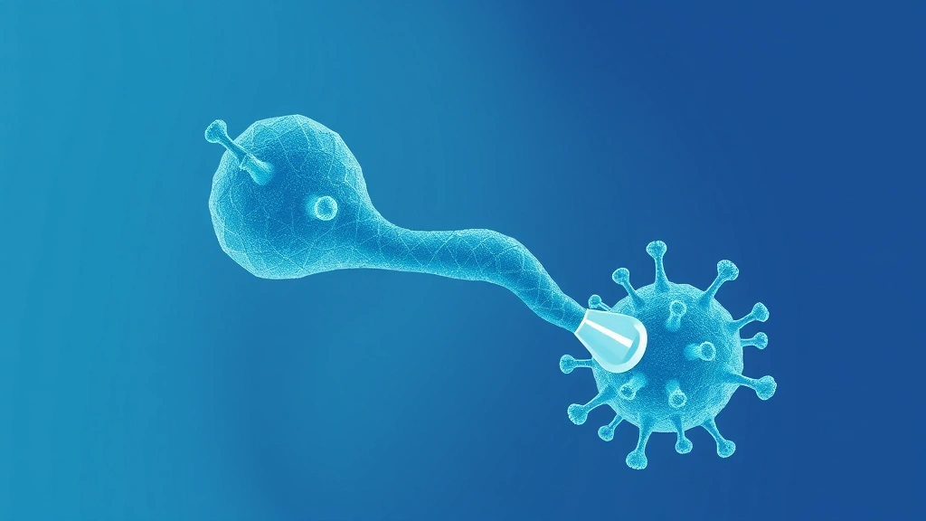 Conceptual illustration of a fusion protein calming an immune attack on tear and salivary glands