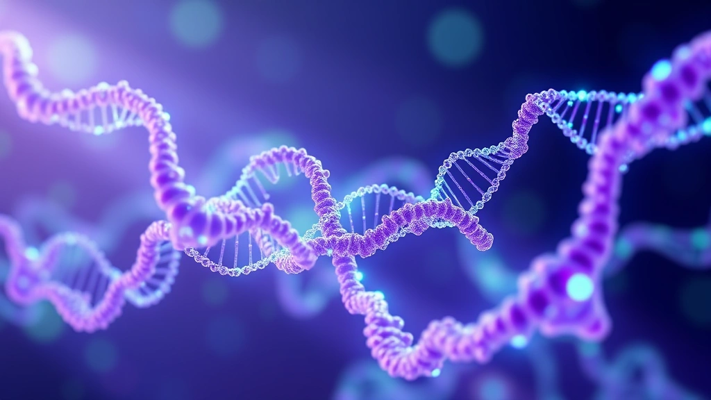 Conceptual illustration of an AI foundation model designing proteins and cell therapies from a gene atlas