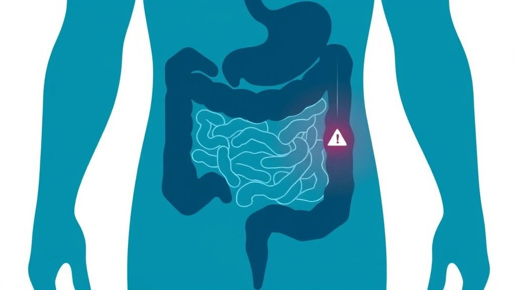 Illustration of colorectal cancer warning signs in younger adults