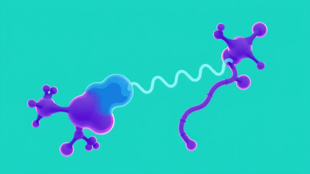 Conceptual illustration of a molecular glue degrader binding proteins