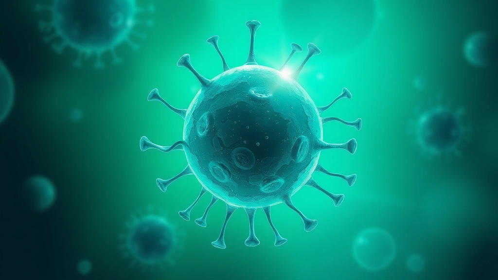 Conceptual illustration of a cell halting its self-destruction and regenerating tissue