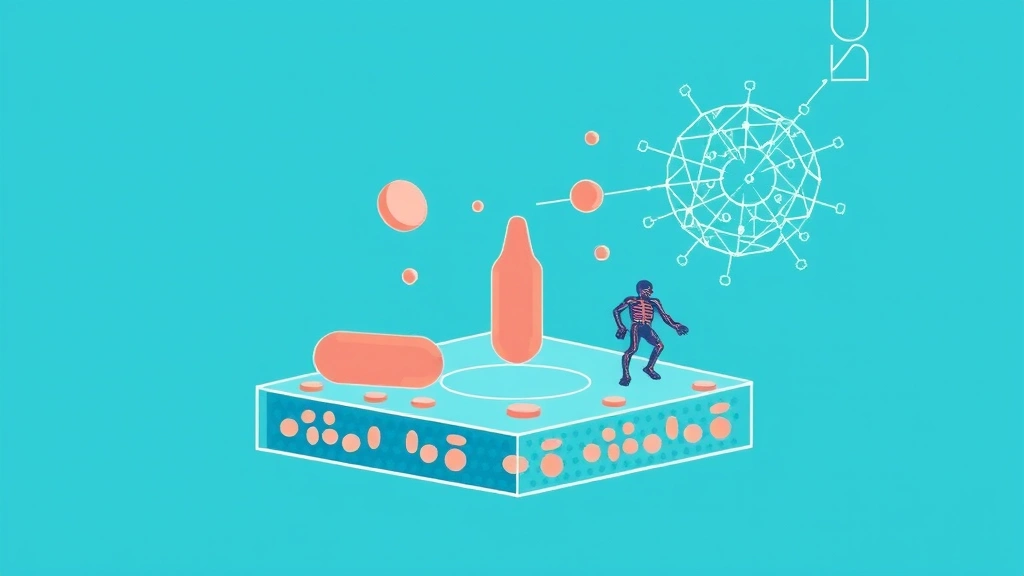 Conceptual illustration of organ-on-chip, human cells and AI modeling as drug-testing methods