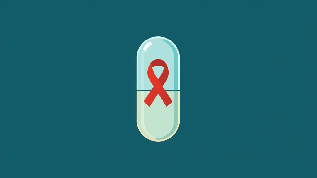Conceptual illustration of a single pill with a virus-suppression shield