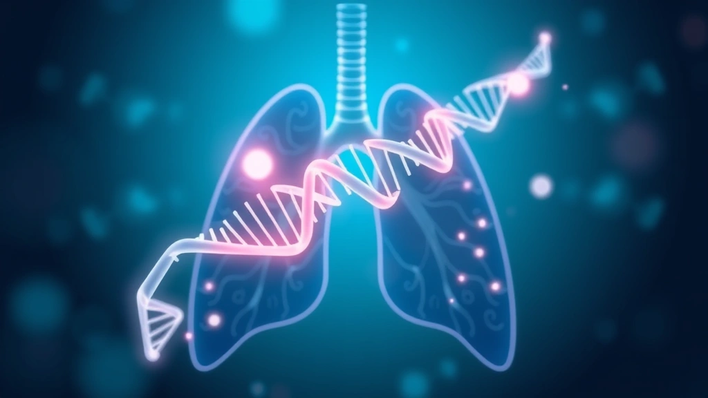 Illustration of a targeted therapy for ROS1-positive lung cancer