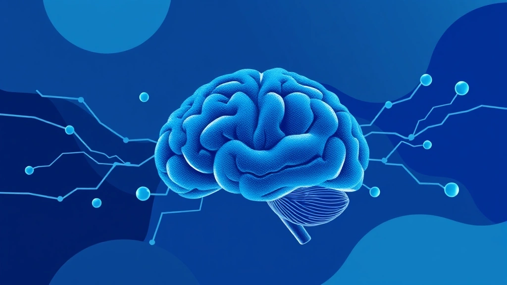 Conceptual illustration of a GLP-1-class molecule acting on brain reward and mood circuits