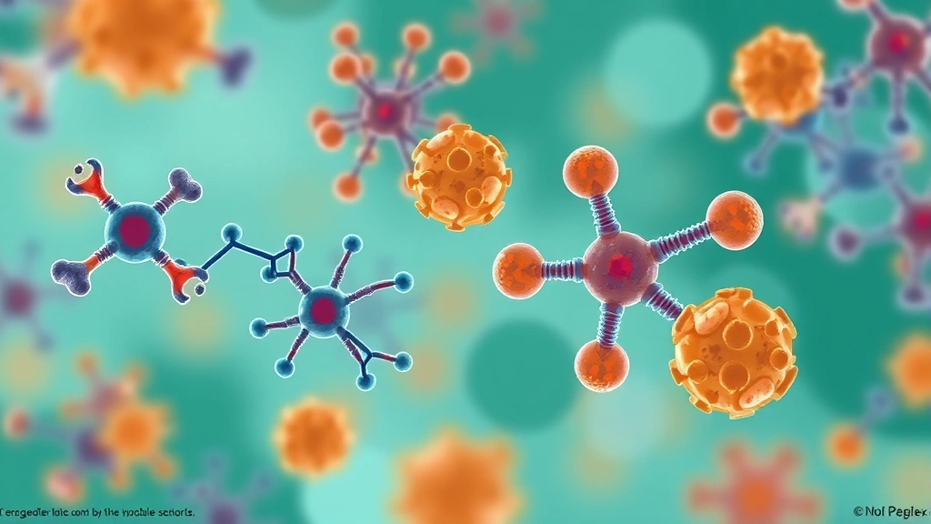 Conceptual illustration of antibodies with some tagged for removal