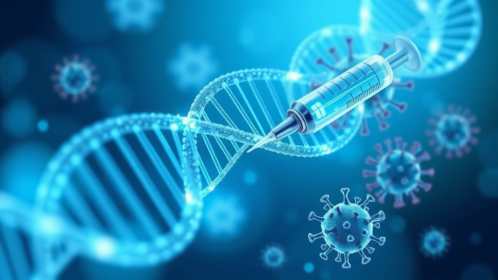 Conceptual illustration of an mRNA influenza vaccine