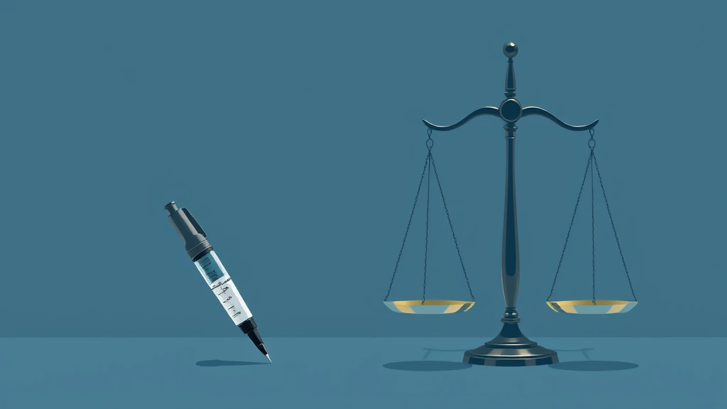 Illustration of the Novo Nordisk lawsuit against Eli Lilly over obesity ads
