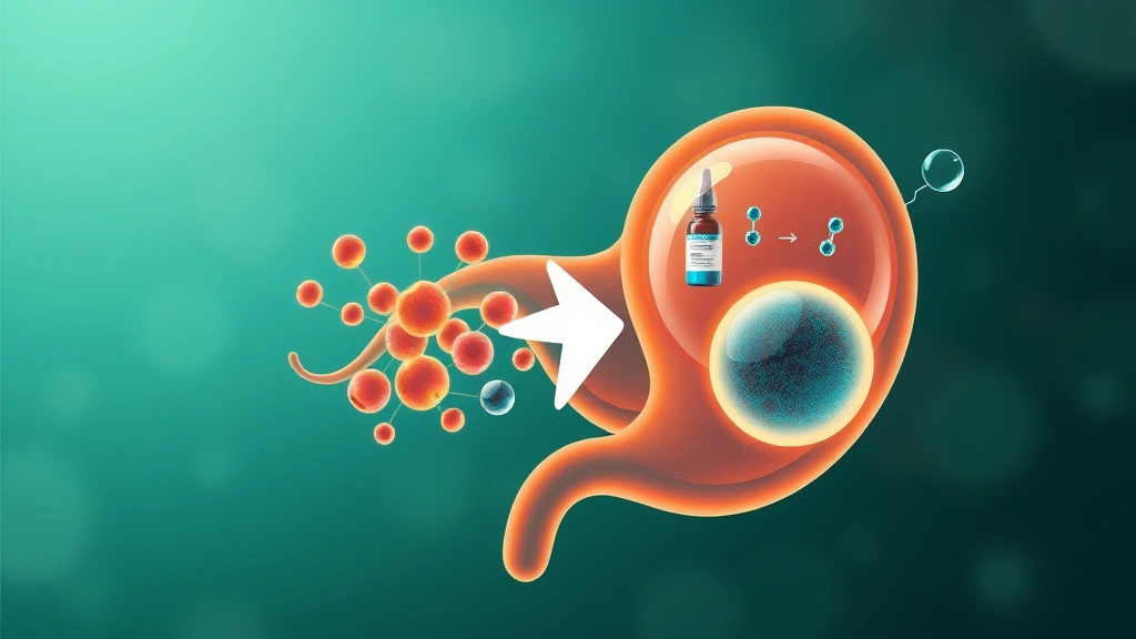 Conceptual illustration of pancreatic cells becoming insulin-producing cells
