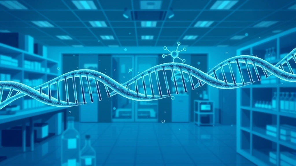 Conceptual illustration of an RNA strand with editing motifs