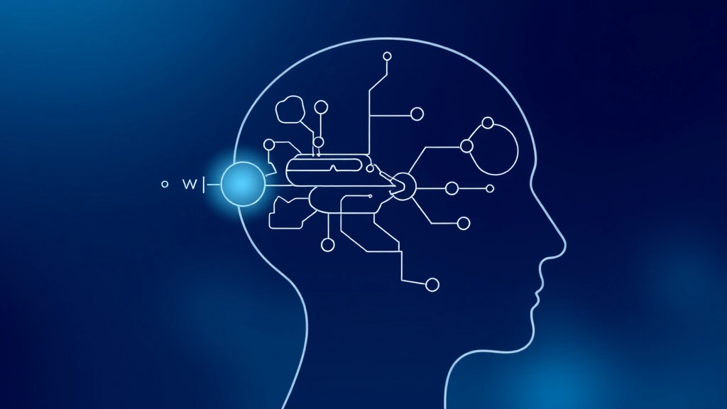 Conceptual illustration of a brain signaling pathway for migraine