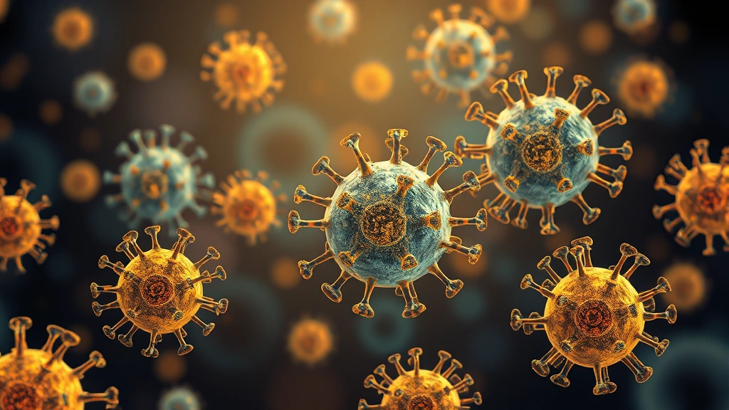Conceptual illustration of immune T-cells associated with healthy aging