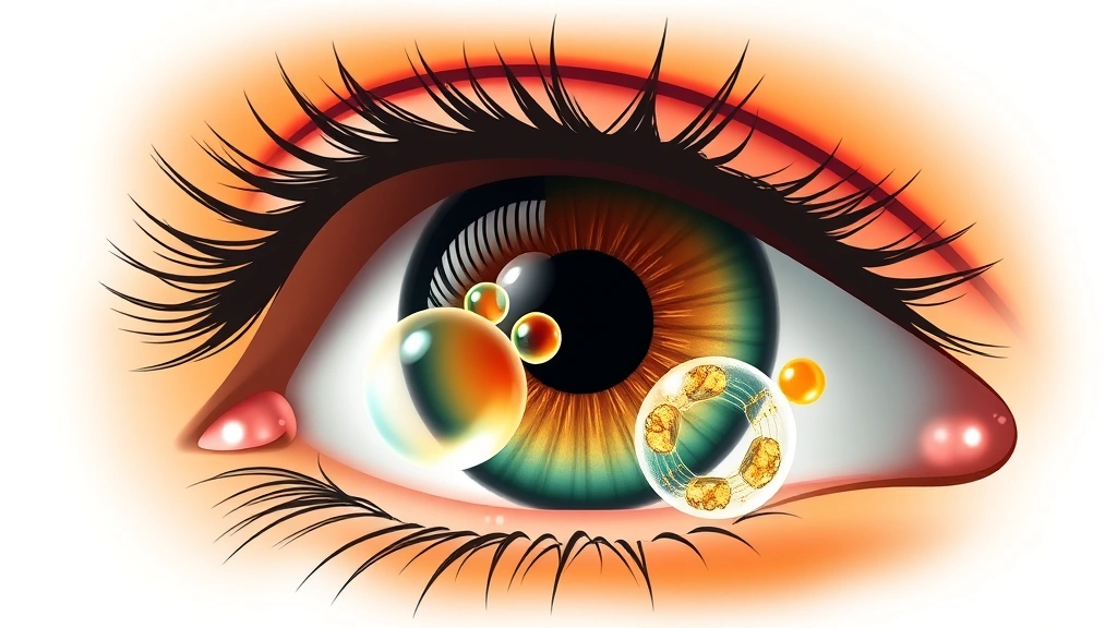 Conceptual illustration of a drug protecting the retina