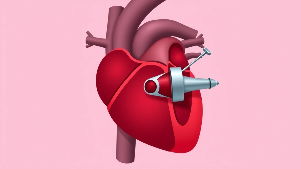 Conceptual illustration of a heart valve and a catheter device