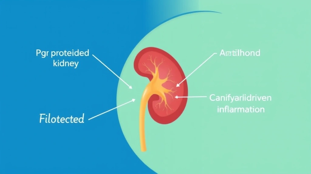 Conceptual illustration of a protected kidney with stabilized filtration